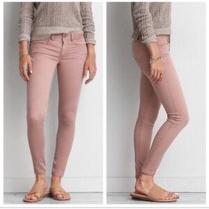 American Eagle Skinny Pink Jeggings